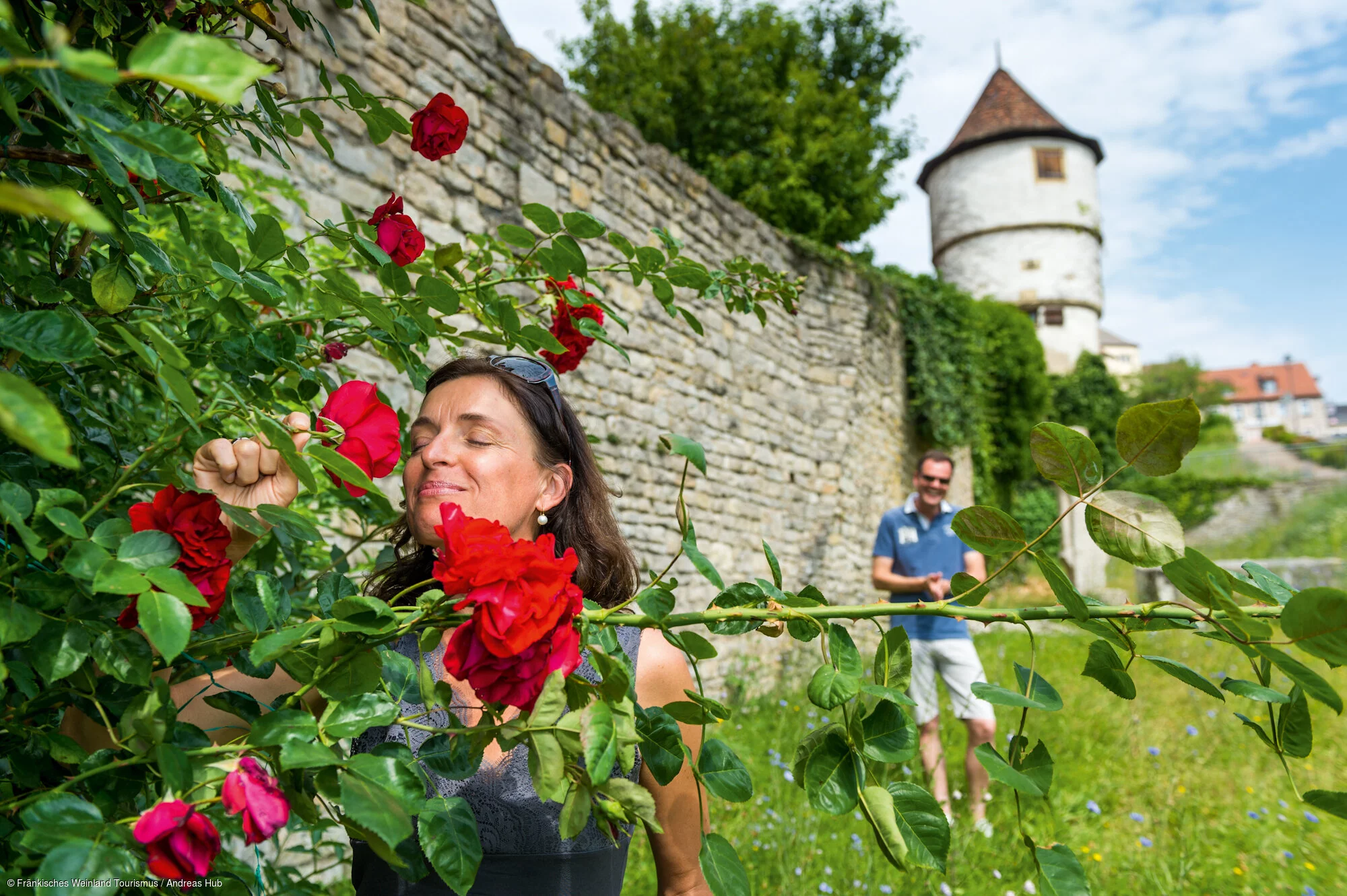 An der Stadtmauer in Dettelbach