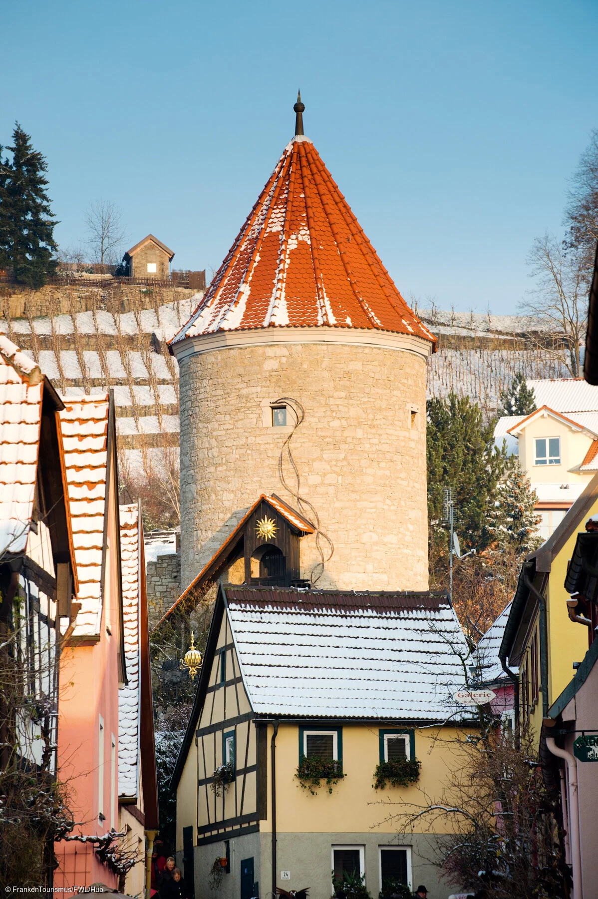 Winterlandschaft in Sommerhausen