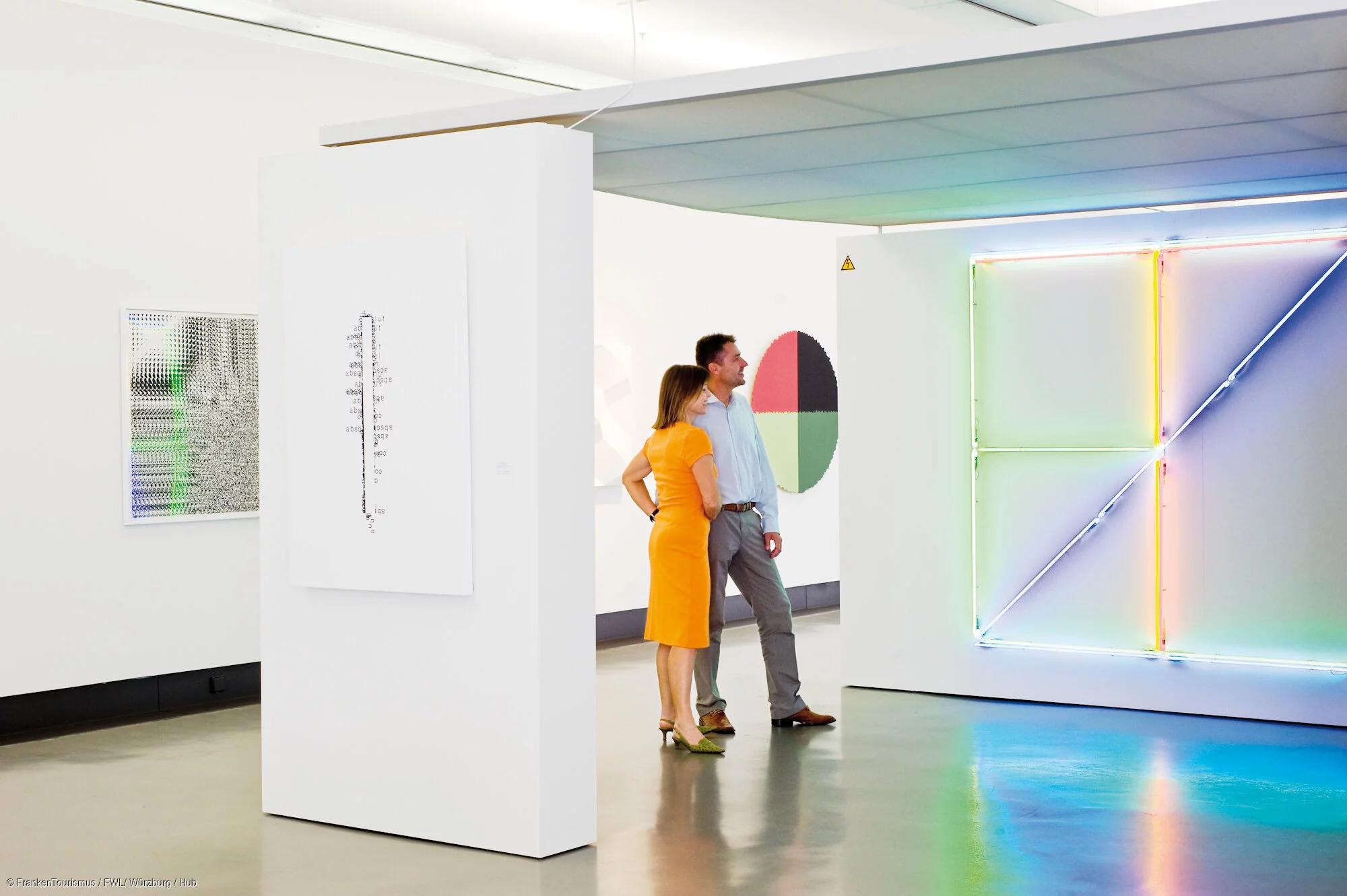 Konkrete Kunst im Kulturspeicher, Lichtinstallation