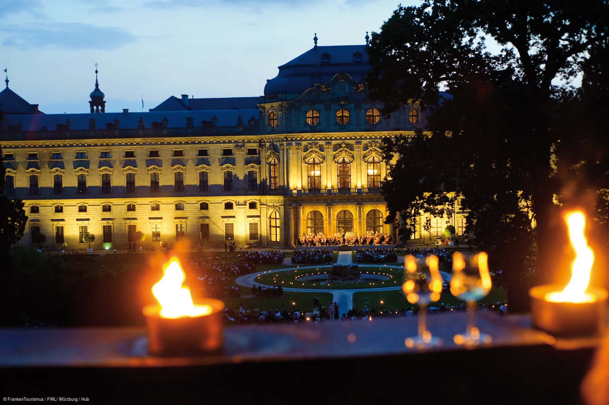 "Kleine Nachtmusik" im Hofgarten der Residenz