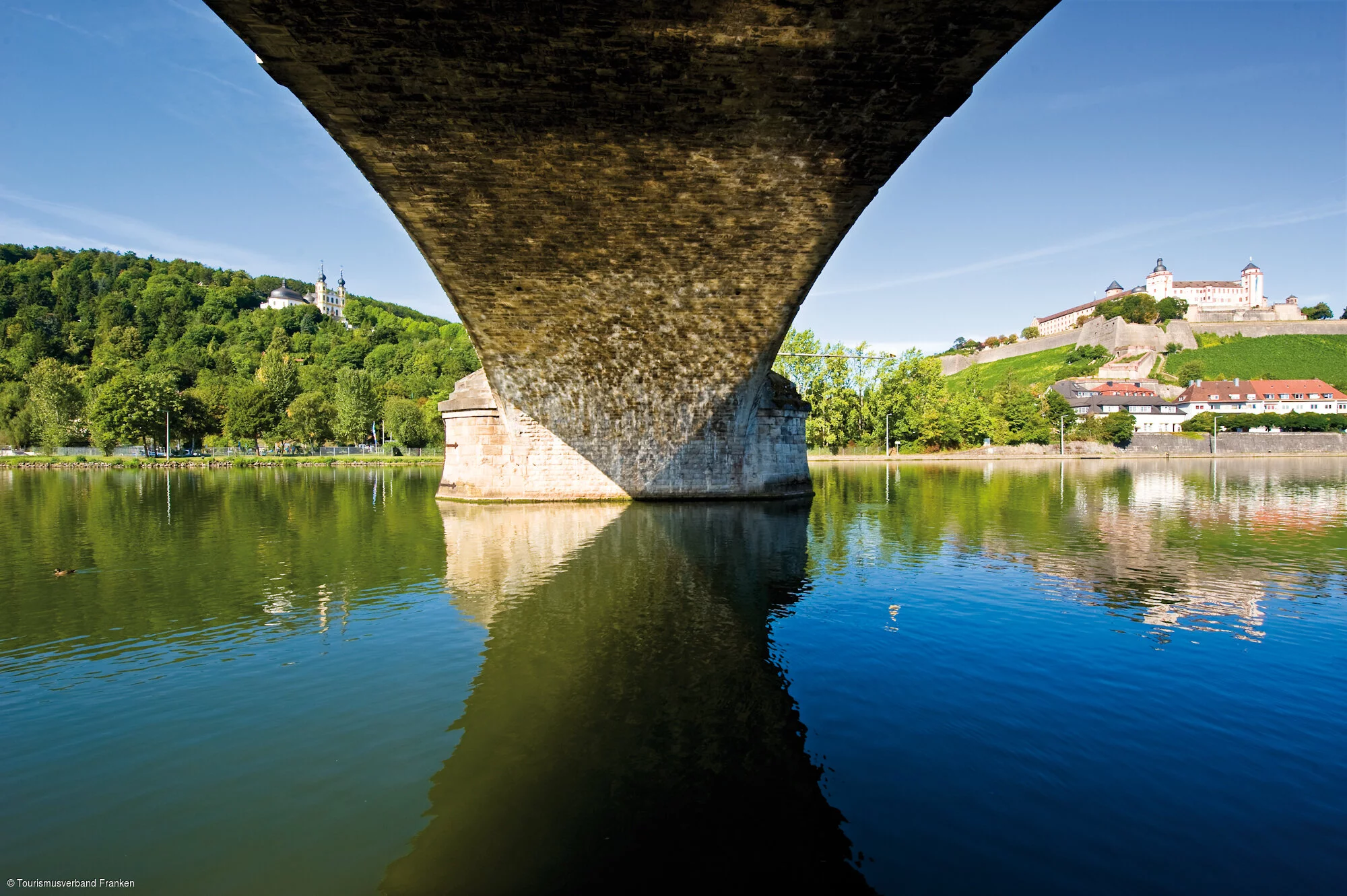 Main mit Festung Marienberg und Käppele