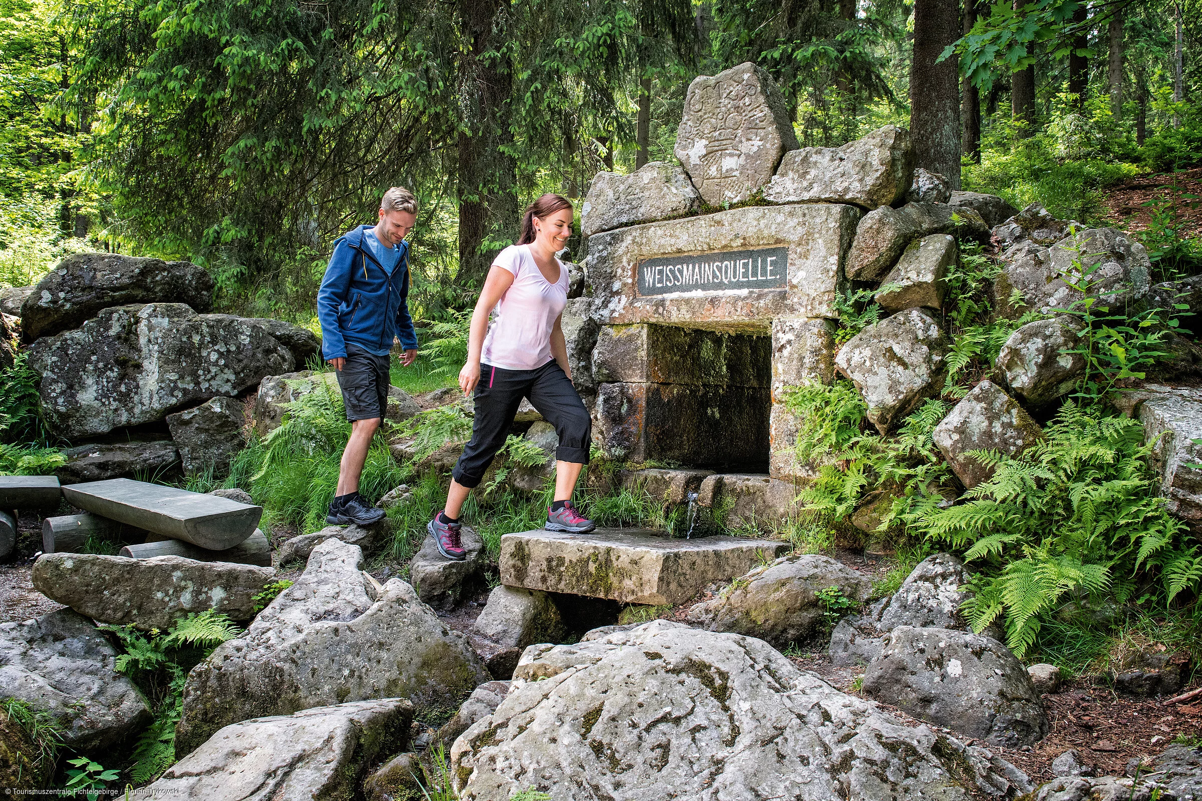 Wandern Weißmainquelle