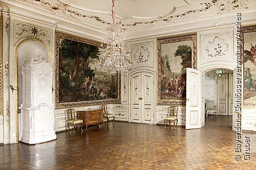 Bayreuth, Neues Schloss, Gobelinsaal des Markgrafen, R.1.22, ehem. R.13