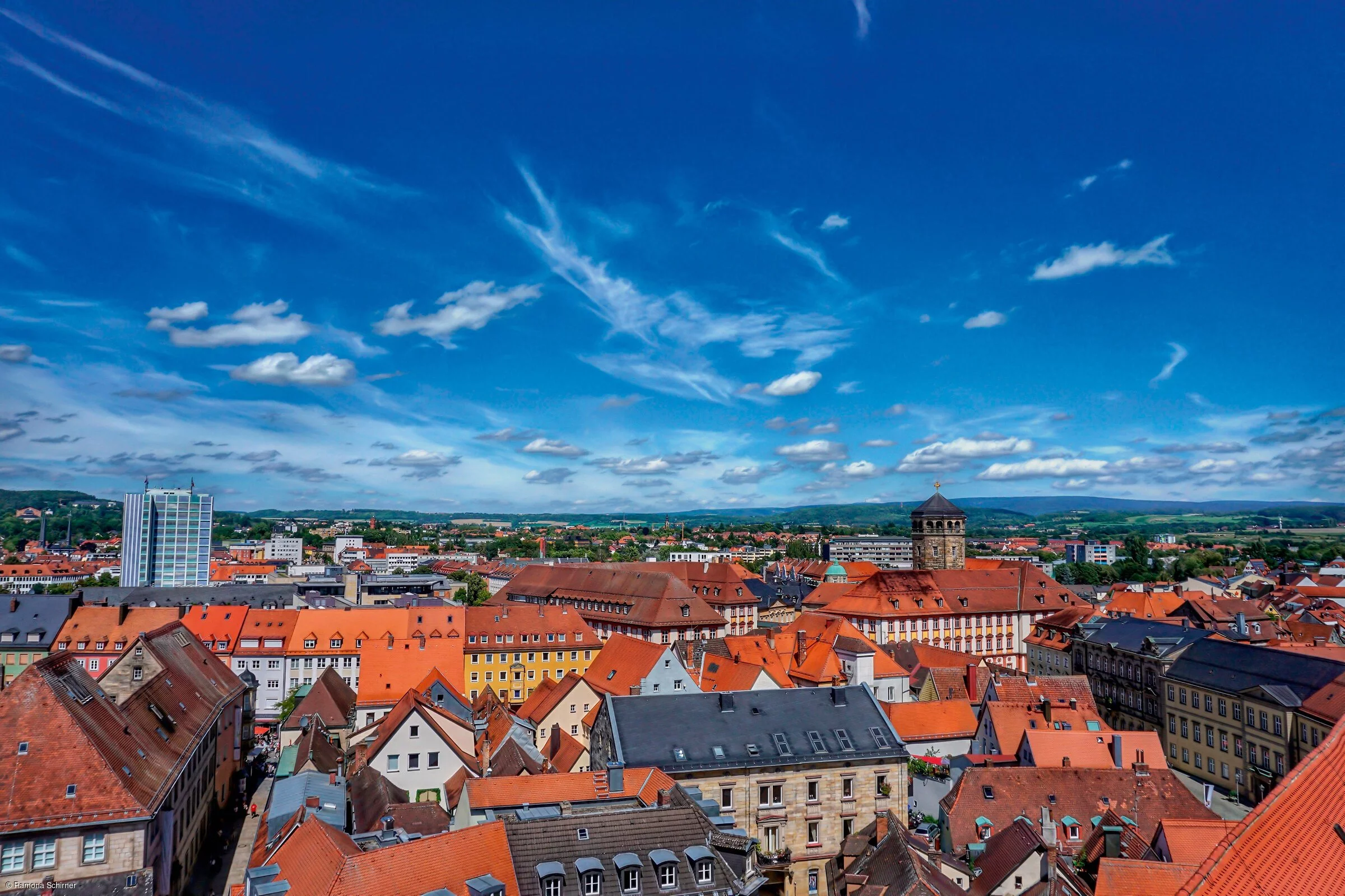 Blick über Bayreuth
