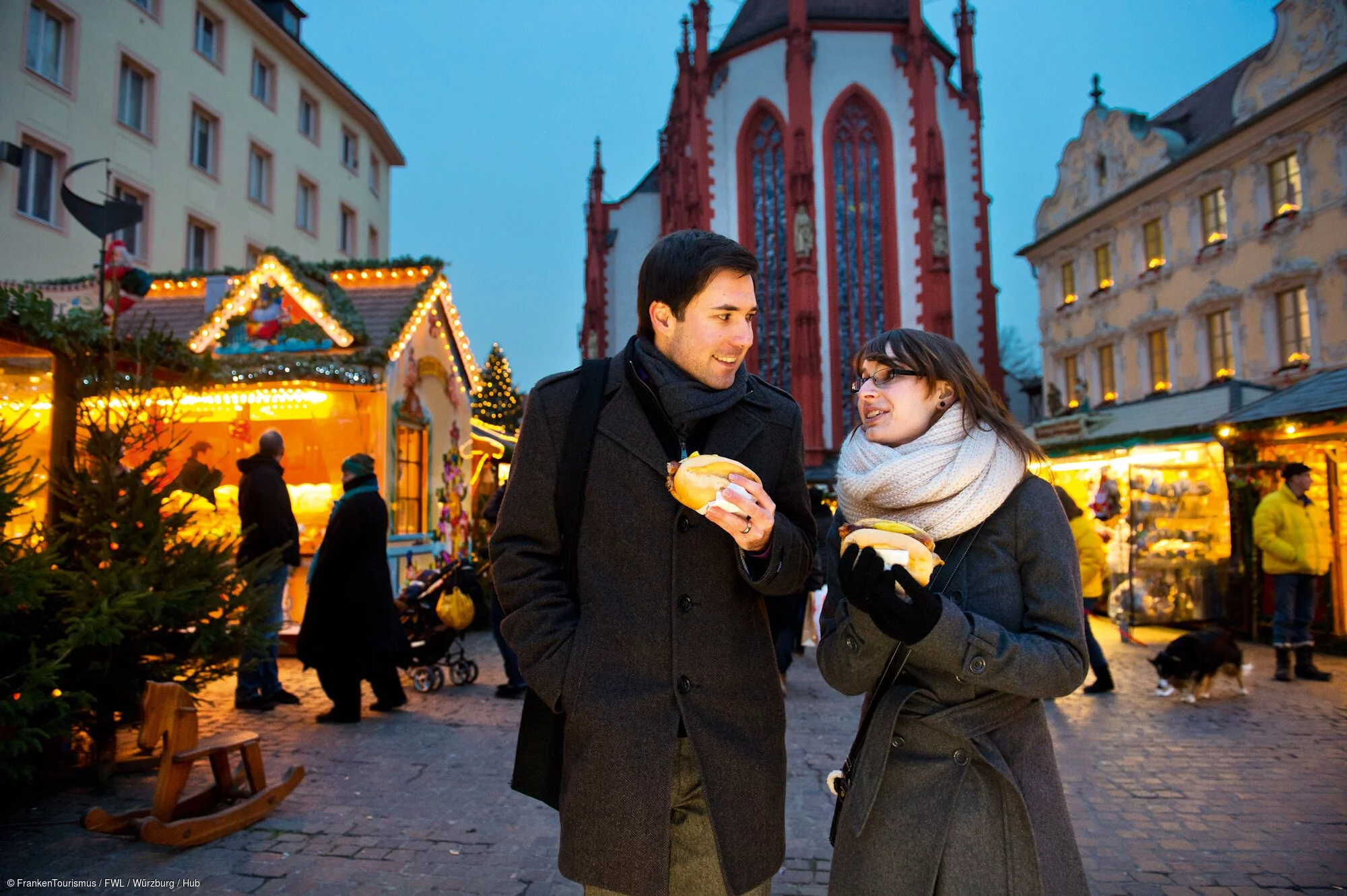 Weihnachtsmarkt, weihnachtliches Würzburg