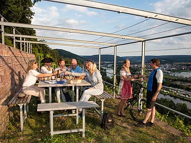 Picknick in den Weinbergen