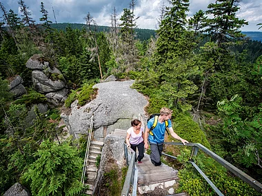 Weißmainfels Treppe