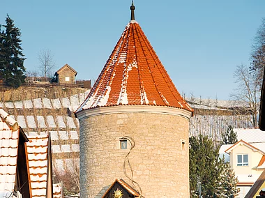 Winterlandschaft in Sommerhausen