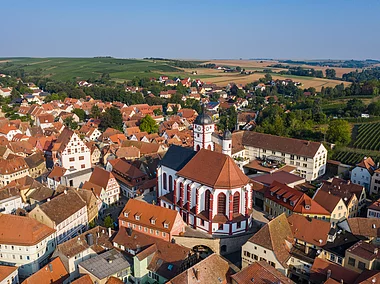 Dettelbach aus der Vogelperspektive