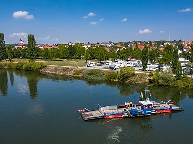 Die Mainfähre bei Dettelbach