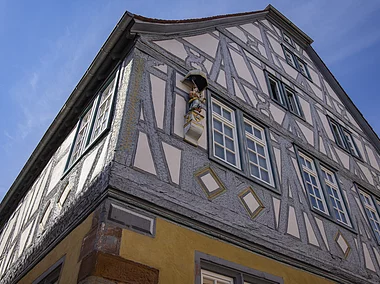 Fachwerkidylle (Obernburg a.Main, Spessart-Mainland) Obernburg am Main, Spessart-Mainland, Franconia, Bavaria, Germany