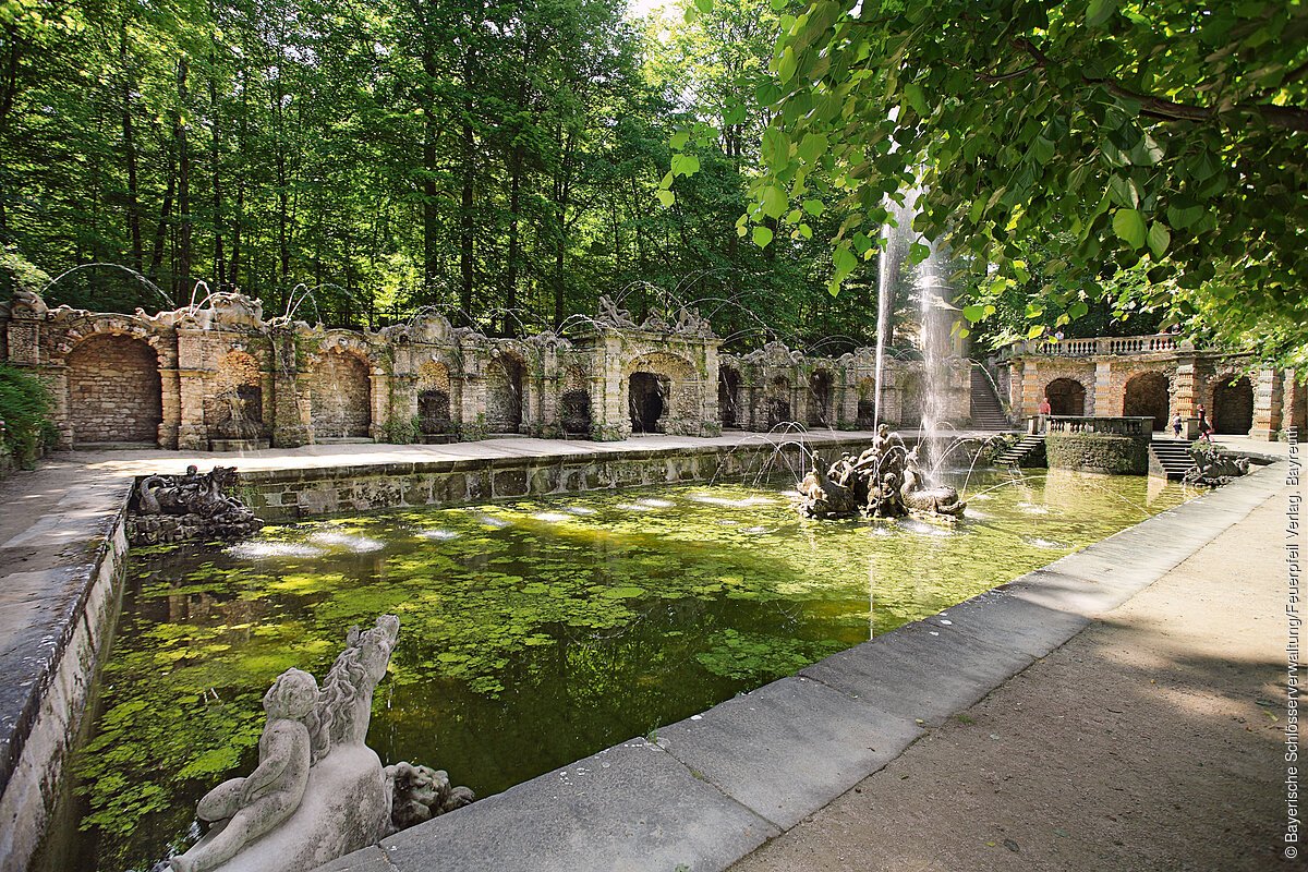 Bayreuth, Eremitage, Altes Schloß, Untere Grotte